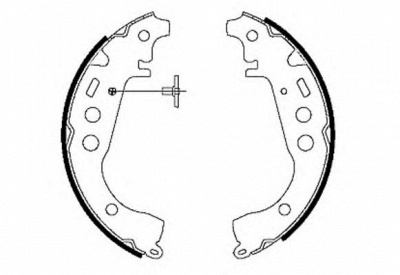 HELLA PAGID 8db355001771 -  Комплект тормозных колодок
